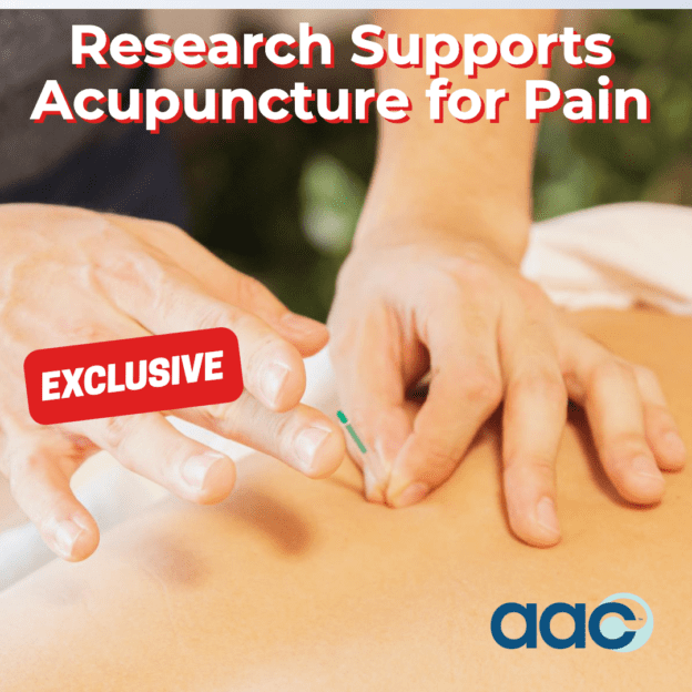 Research Supports Acupuncture for Pain
