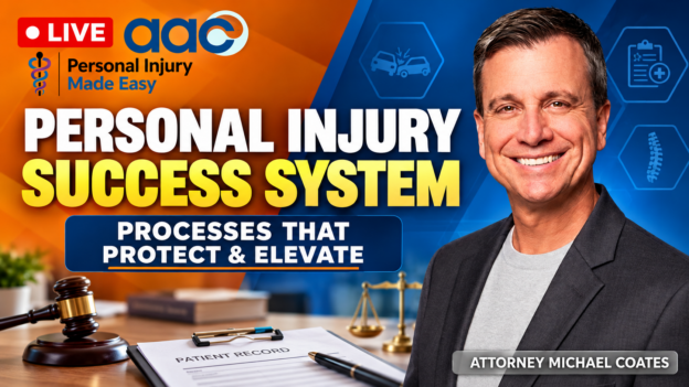 Michael Coates presenting the personal injury success system for acupuncture practices.